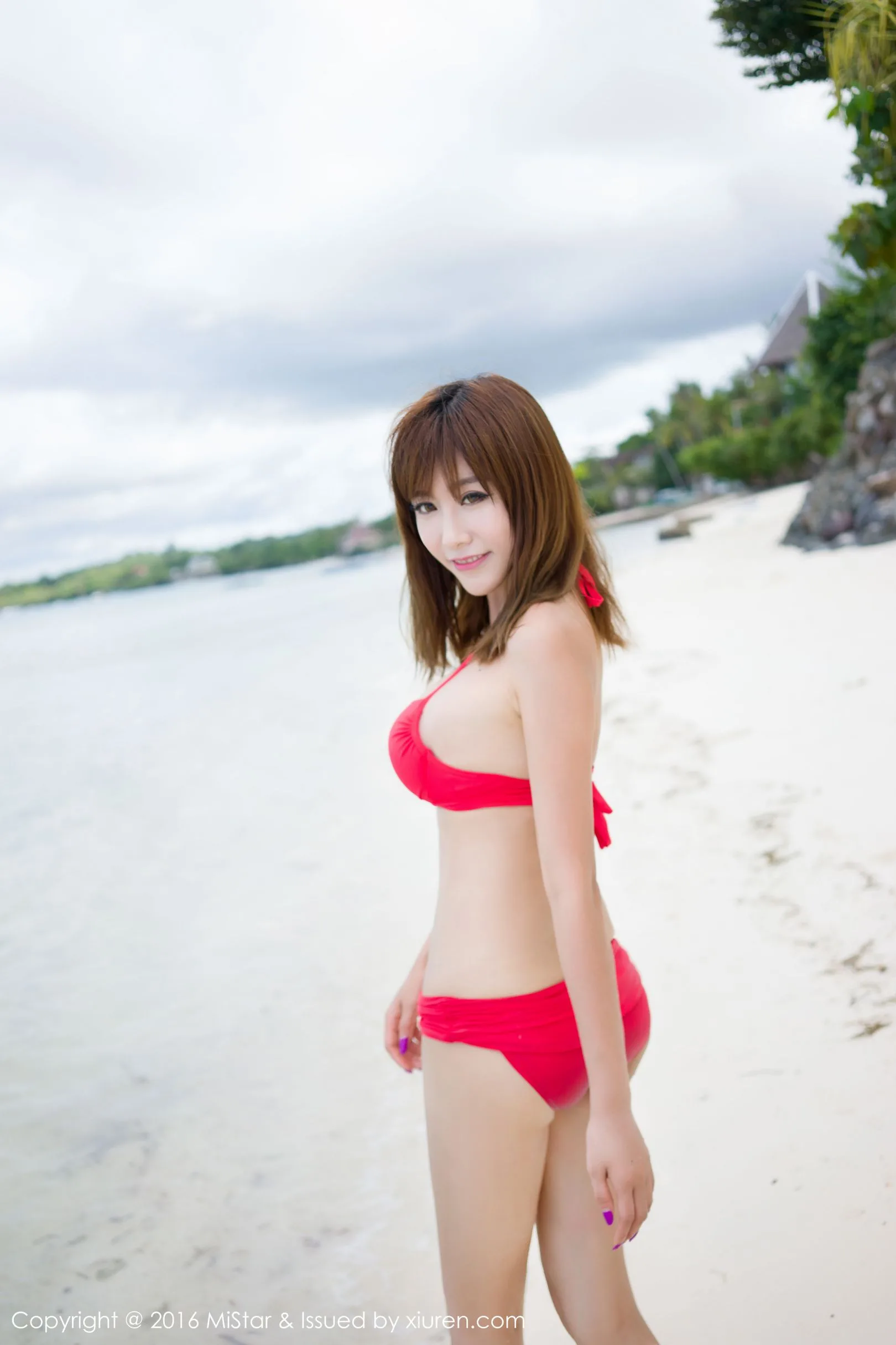 [Câu lạc bộ quyến rũ MiStar] Tập 068 Cheng Xiaofan - Áo sơ mi trắng + Áo tắm - 51