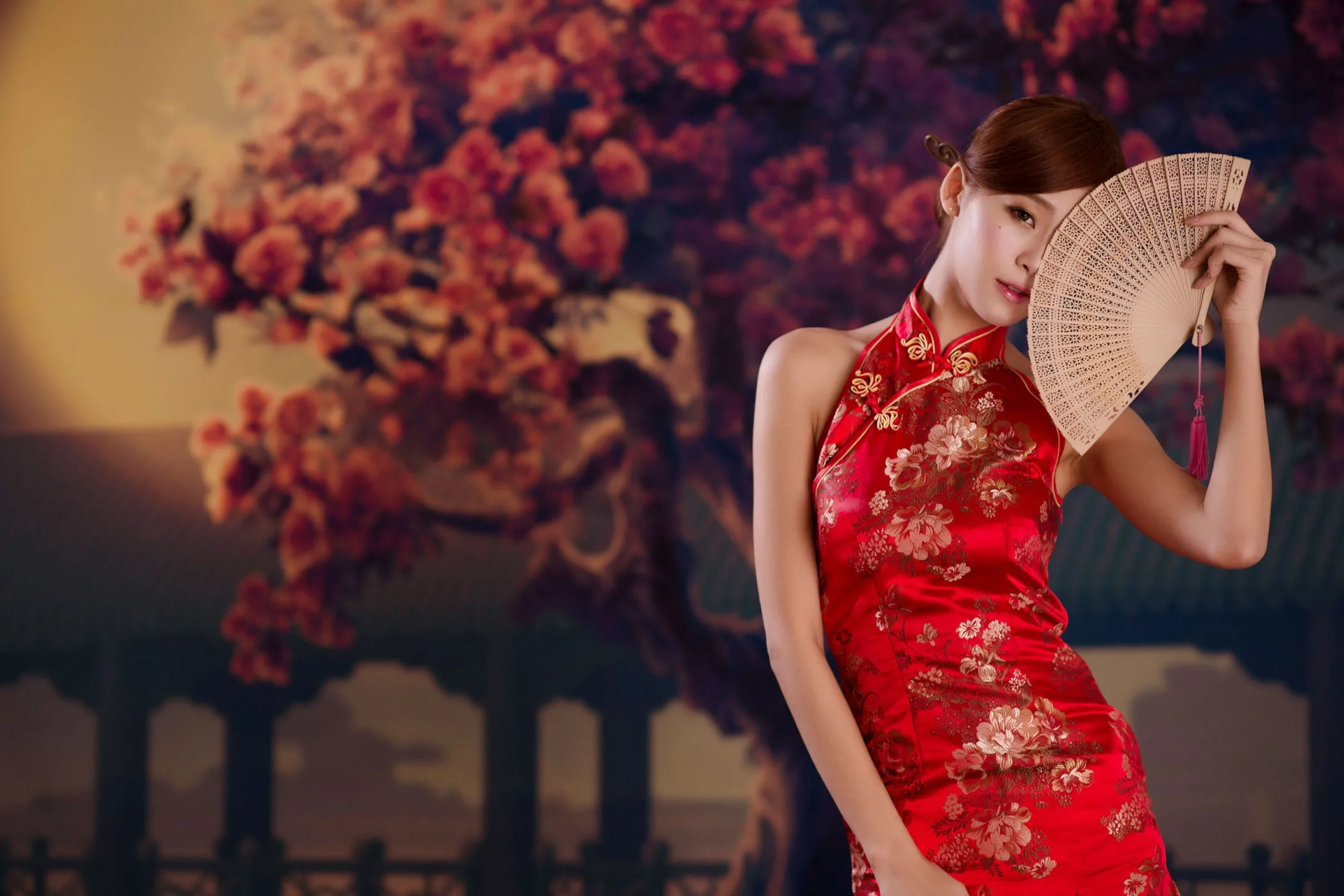 [Chương bổ sung BEAUTYLEG] Winnie Xiaoxue - Những bức ảnh gợi cảm và quyến rũ trong bộ sườn xám đỏ - 38