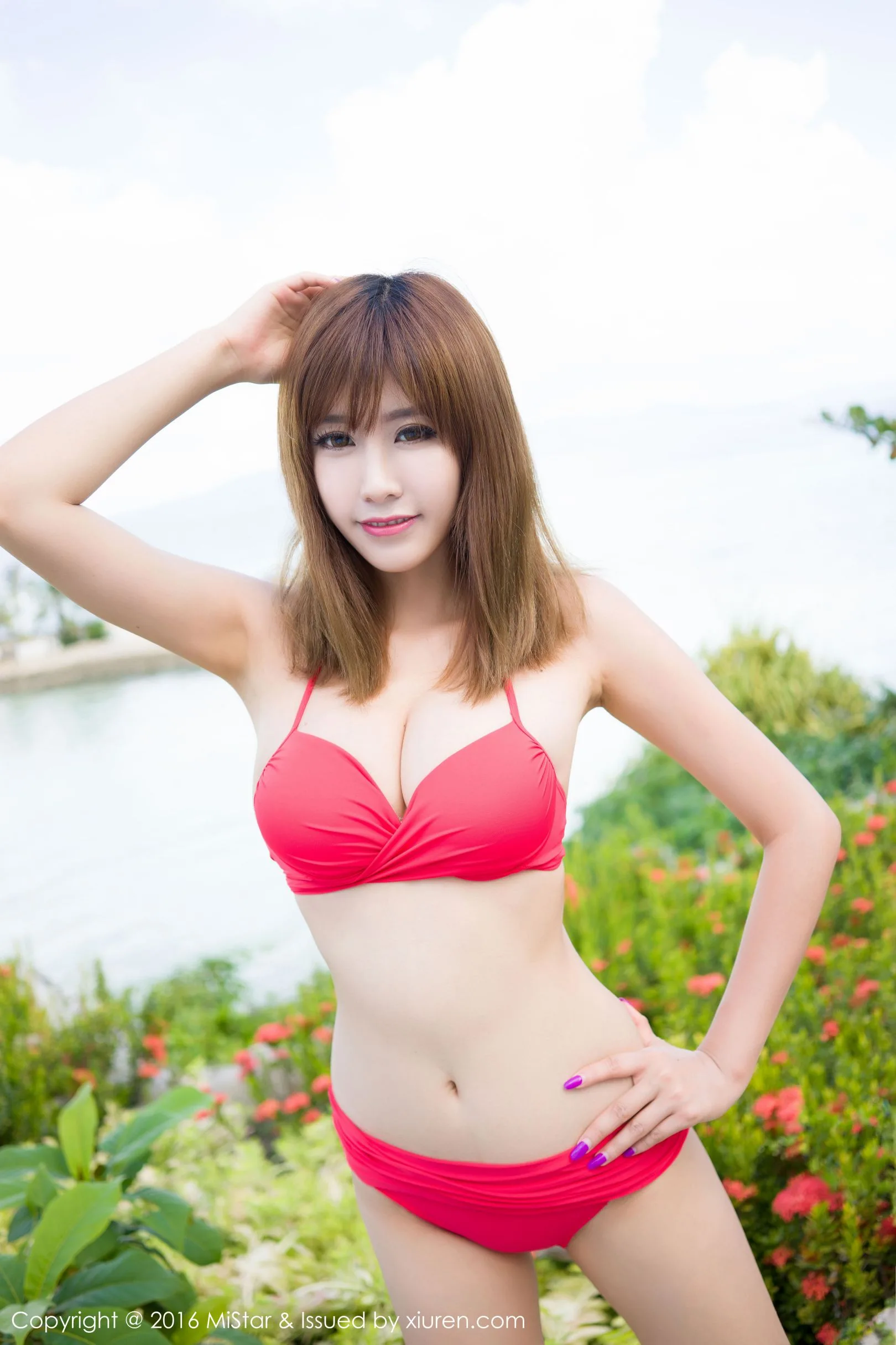 [Câu lạc bộ quyến rũ MiStar] Tập 068 Cheng Xiaofan - Áo sơ mi trắng + Áo tắm - 35