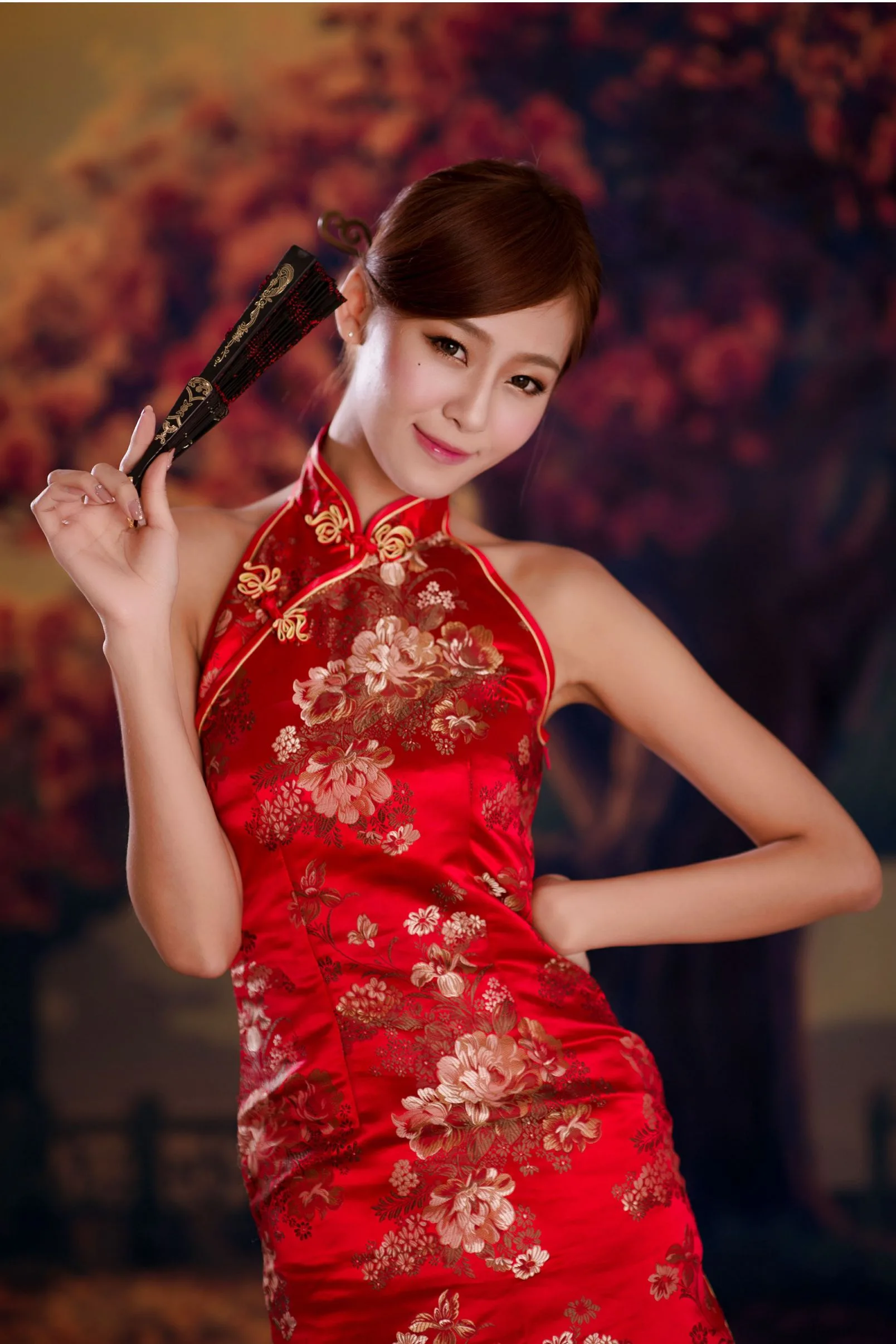 [Chương bổ sung BEAUTYLEG] Winnie Xiaoxue - Những bức ảnh gợi cảm và quyến rũ trong bộ sườn xám đỏ - 13