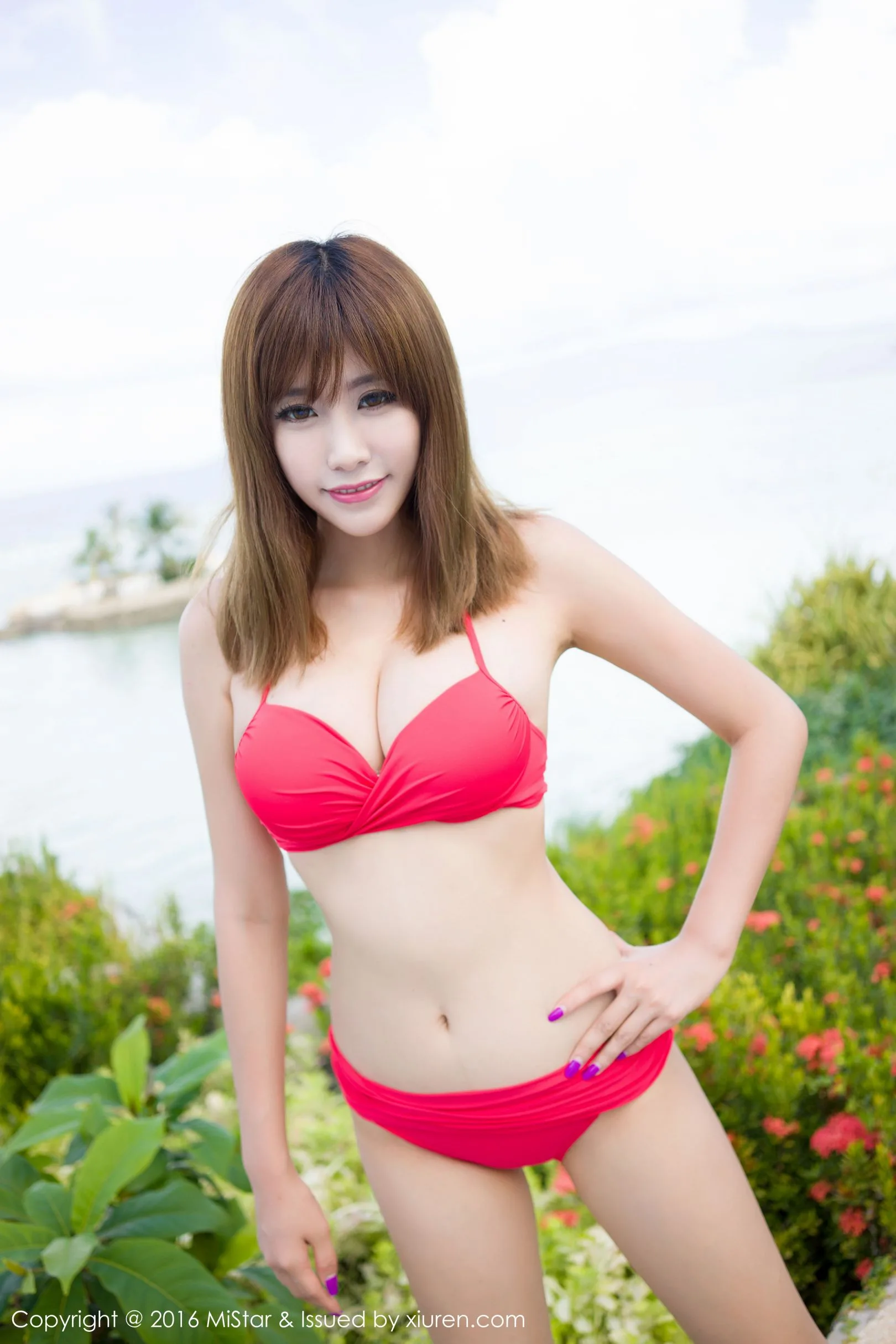 [Câu lạc bộ quyến rũ MiStar] Tập 068 Cheng Xiaofan - Áo sơ mi trắng + Áo tắm - 34