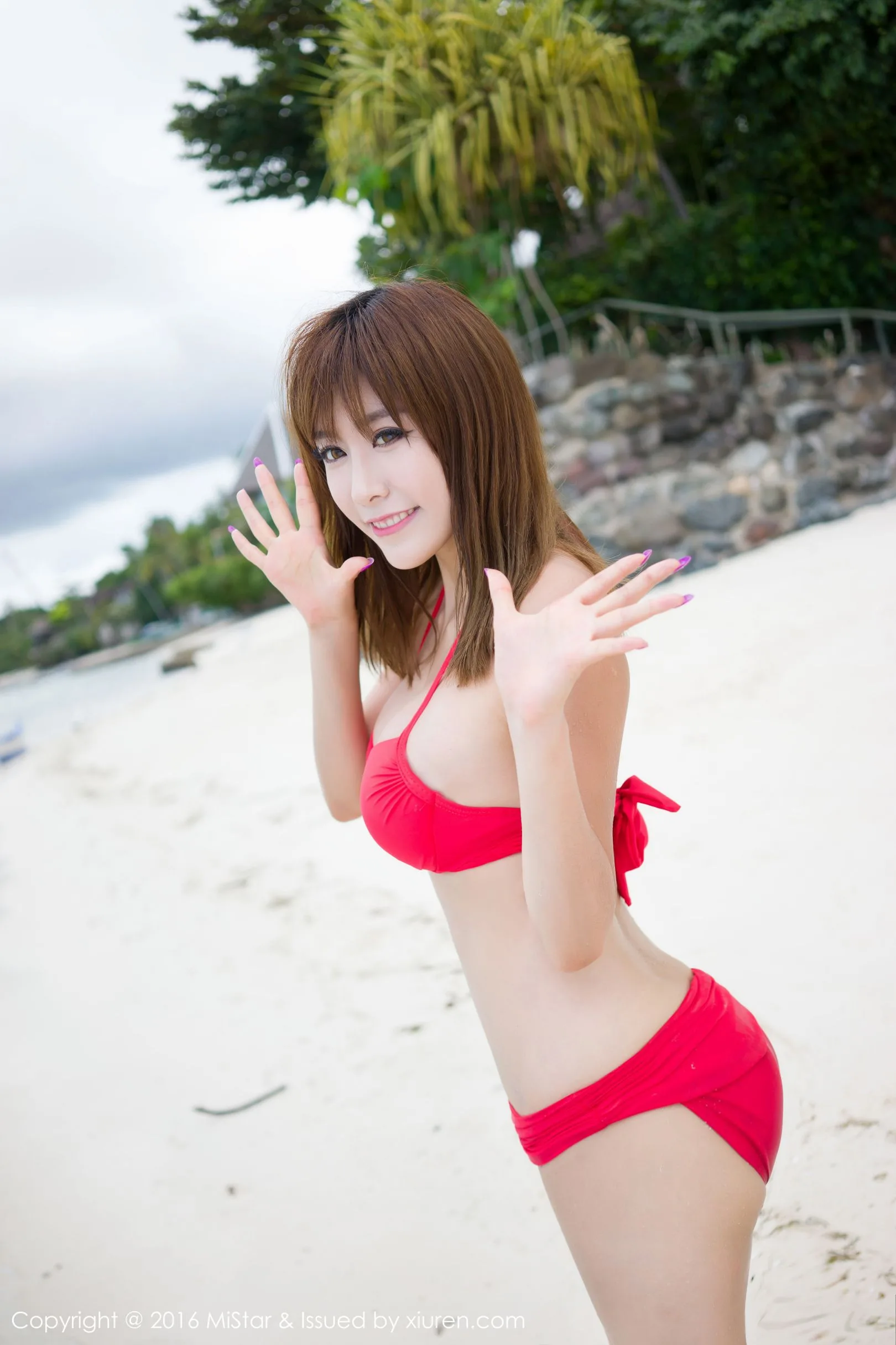 [Câu lạc bộ quyến rũ MiStar] Tập 068 Cheng Xiaofan - Áo sơ mi trắng + Áo tắm - 53